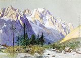William Stanley Haseltine Canvas Paintings - Wetterhorn from Grindelwald, Switzerland